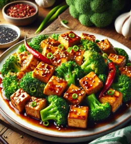 Tofu and Broccoli Stir Fry